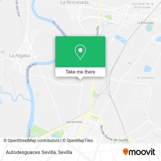 Autodesguaces Sevilla map