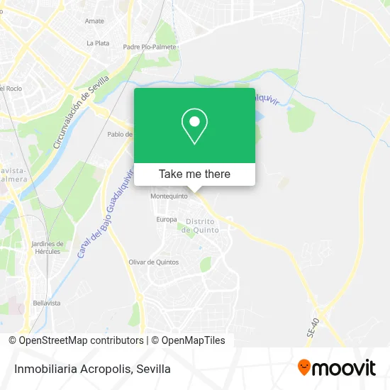 Inmobiliaria Acropolis map