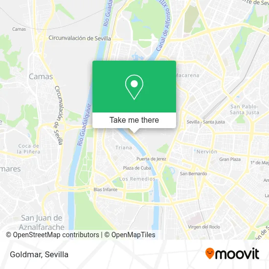Goldmar map