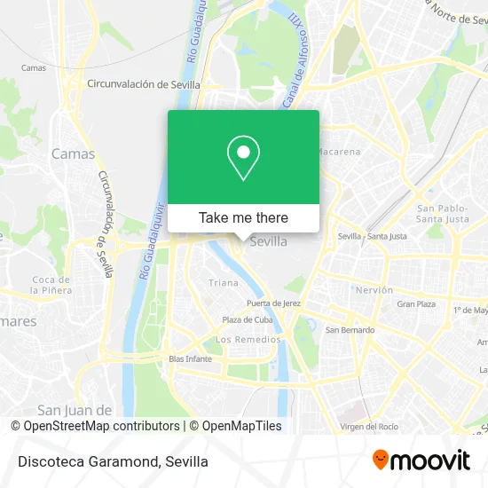 Discoteca Garamond map