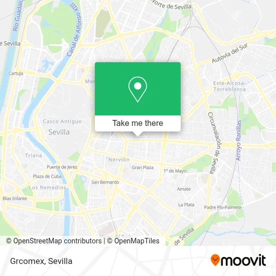 Grcomex map