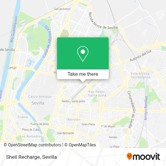 Shell Recharge map