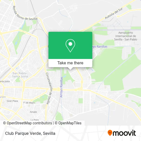 Club Parque Verde map