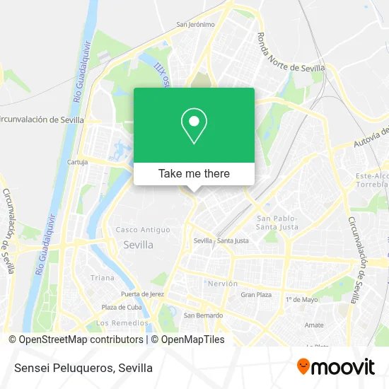 Sensei Peluqueros map