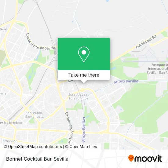 Bonnet Cocktail Bar map