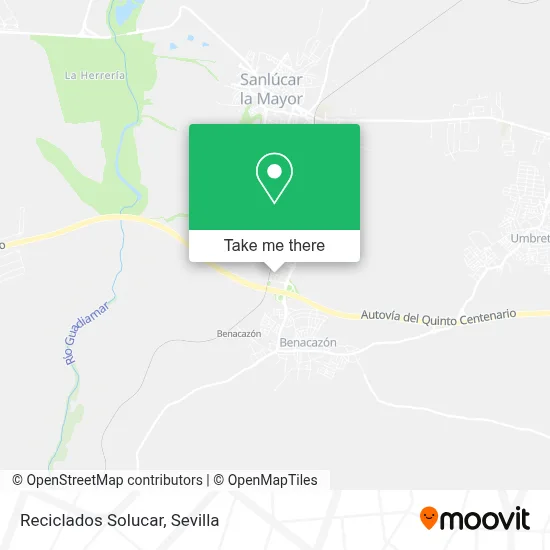 Reciclados Solucar map