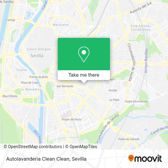 Autolavanderia Clean Clean map