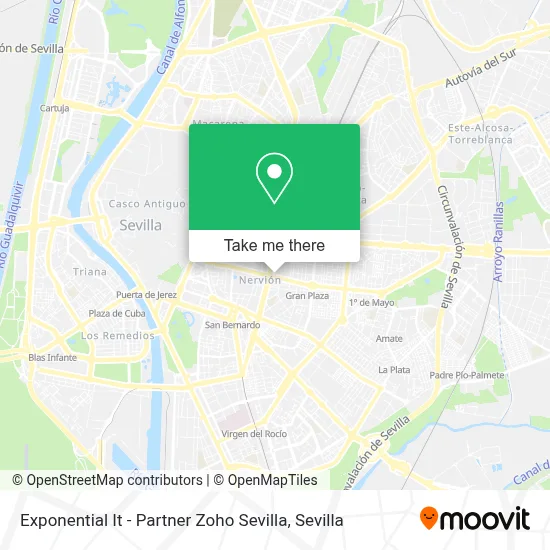 Exponential It - Partner Zoho Sevilla map