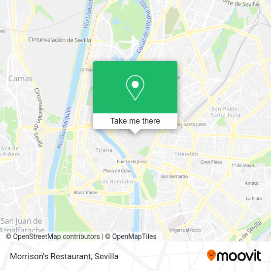 Morrison's Restaurant map