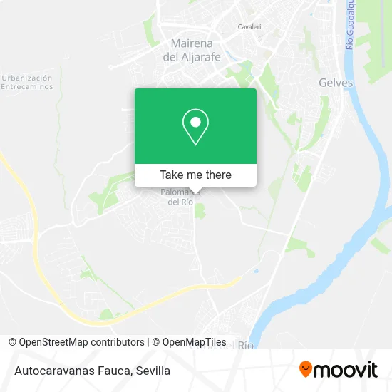 Autocaravanas Fauca map