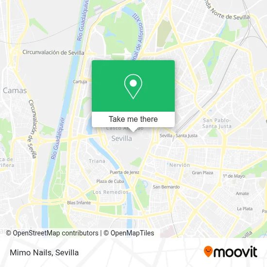 Mimo Nails map