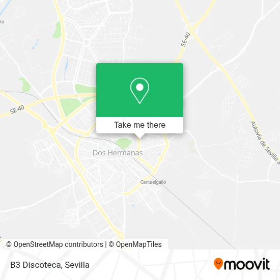 B3 Discoteca map