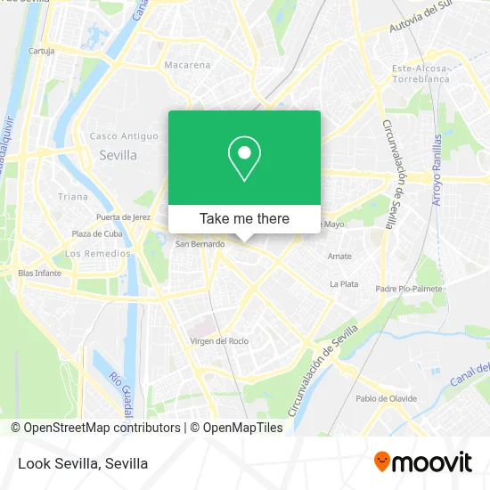 Look Sevilla map