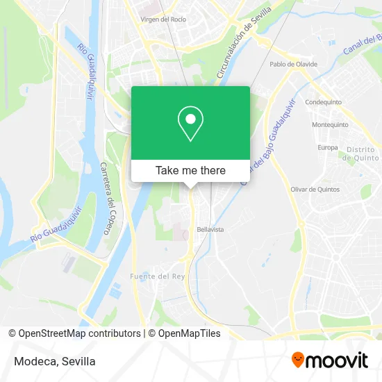 Modeca map