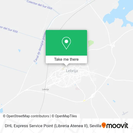 DHL Express Service Point (Libreria Atenea II) map