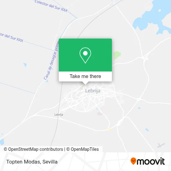 Topten Modas map