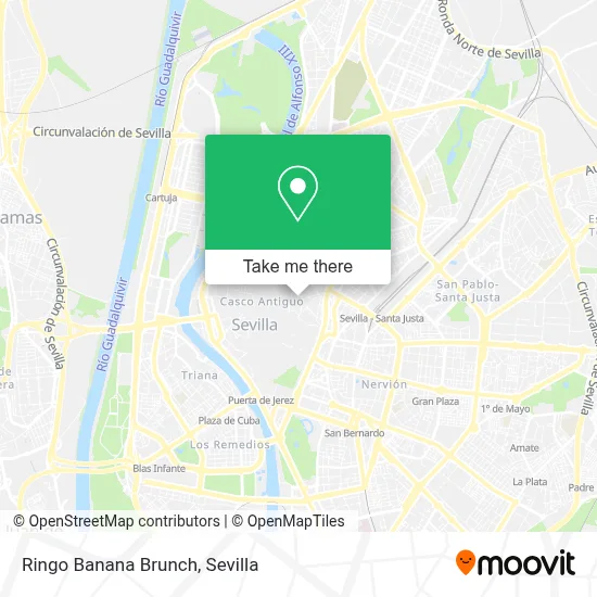 Ringo Banana Brunch map