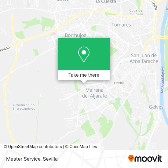 Master Service map