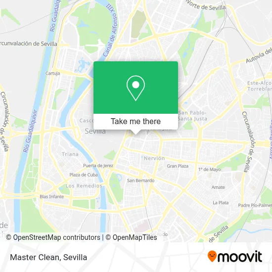 Master Clean map