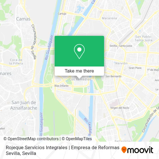 Rojeque Servicios Integrales | Empresa de Reformas Sevilla map