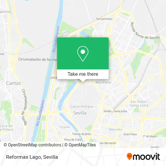 Reformas Lago map