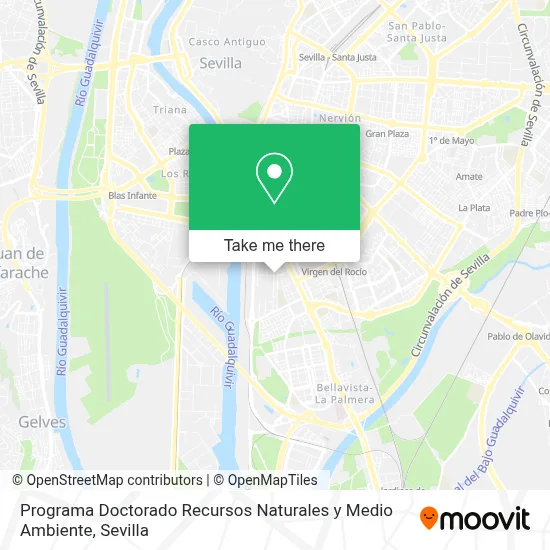 Programa Doctorado Recursos Naturales y Medio Ambiente map