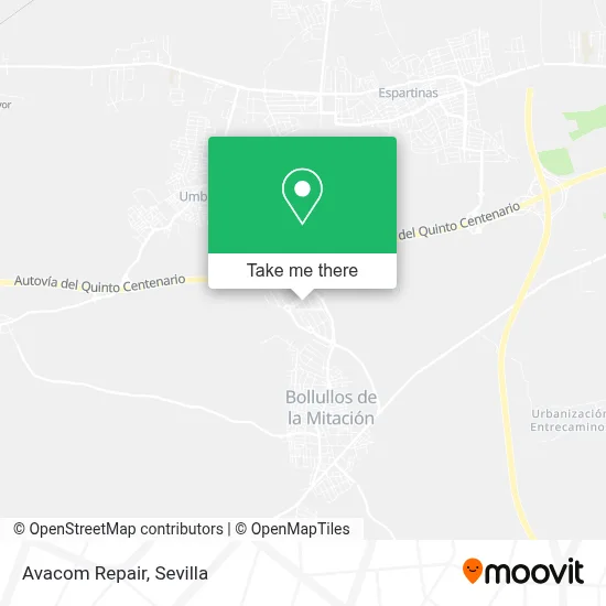 Avacom Repair map