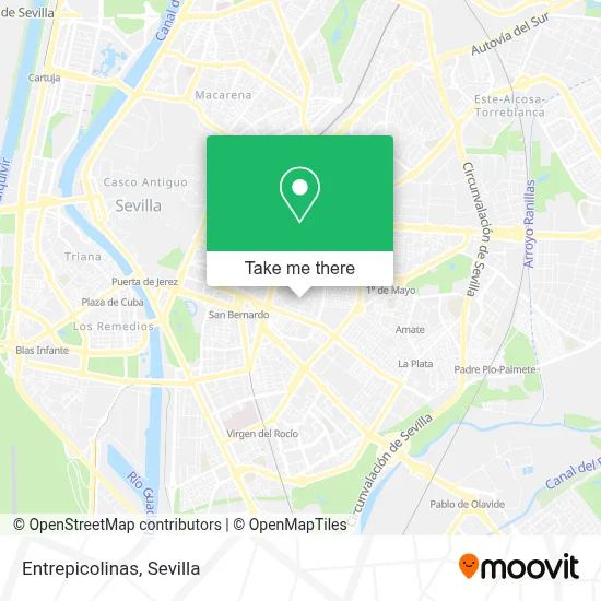 Entrepicolinas map