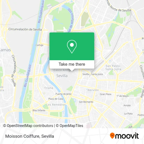 Moisson Coiffure map
