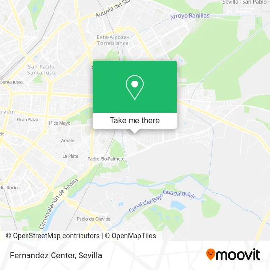 Fernandez Center map