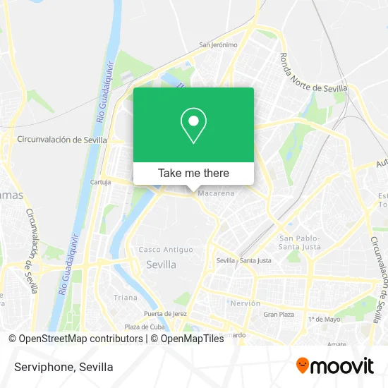 Serviphone map