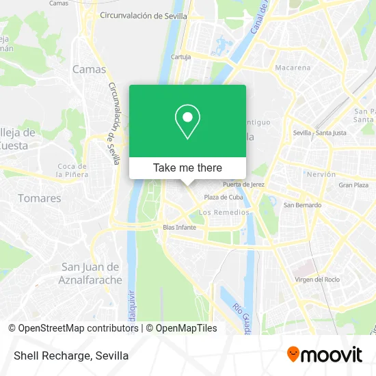 Shell Recharge map