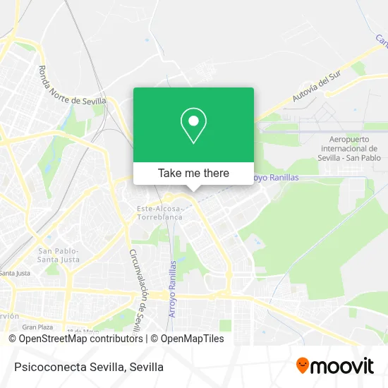 Psicoconecta Sevilla map