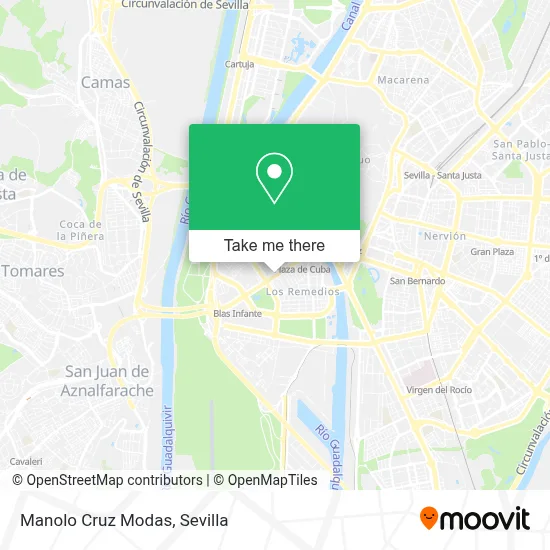 Manolo Cruz Modas map