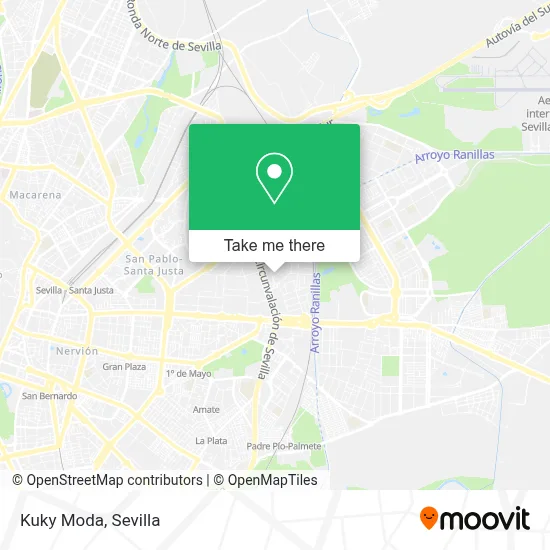 Kuky Moda map