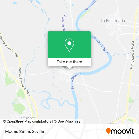 Modas Sania map