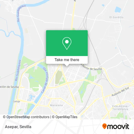 Asepar map
