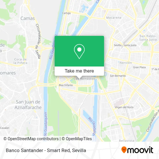 Banco Santander - Smart Red map