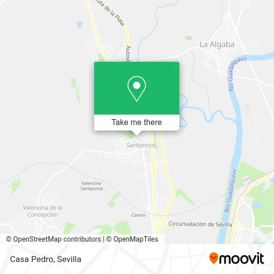 Casa Pedro map
