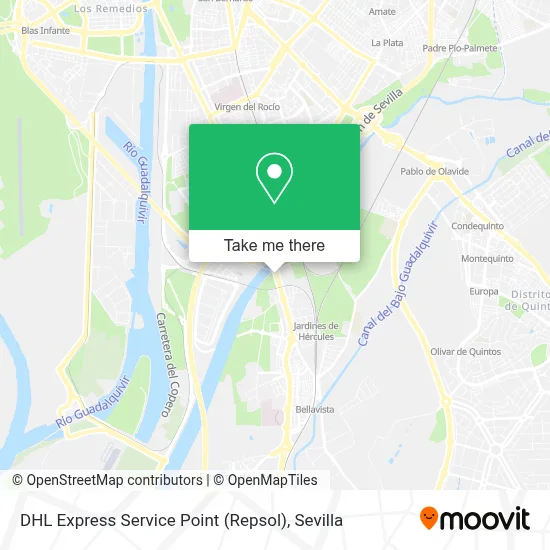 DHL Express Service Point (Repsol) map