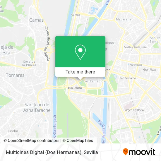 Multicines Digital (Dos Hermanas) map