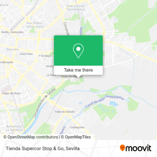 Tienda Supercor Stop & Go map