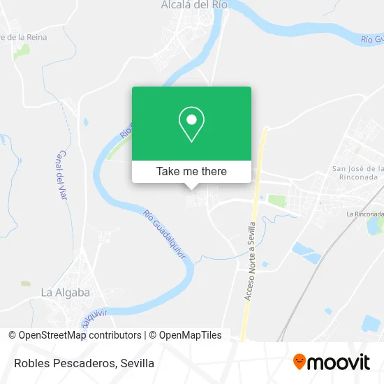 Robles Pescaderos map