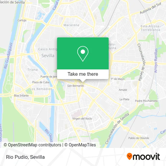 Rio Pudio map