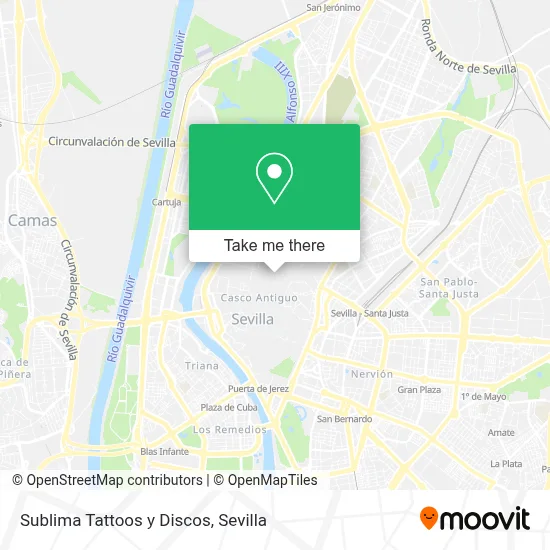 Sublima Tattoos y Discos map