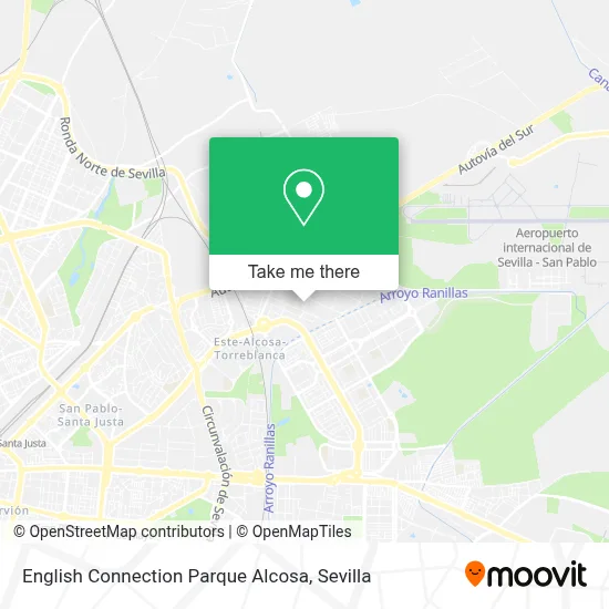 English Connection Parque Alcosa map