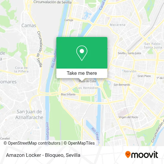 Amazon Locker - Bloqueo map