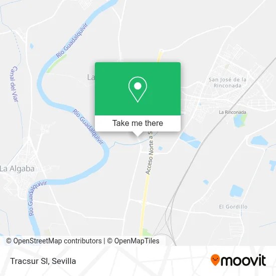 Tracsur Sl map