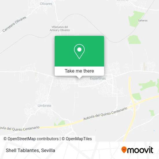 Shell Tablantes map