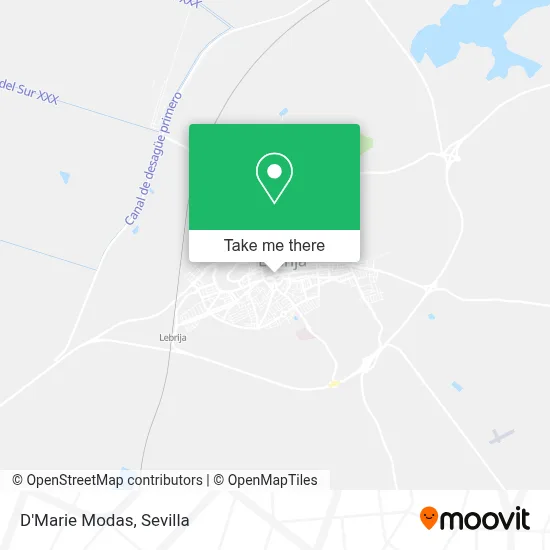 D'Marie Modas map